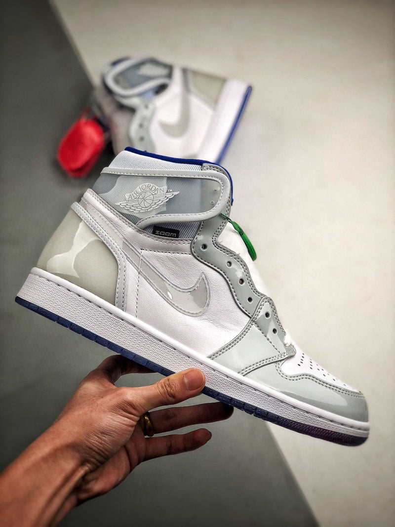 Air Jordan 1 Retro High Zoom "White Racer Blue"