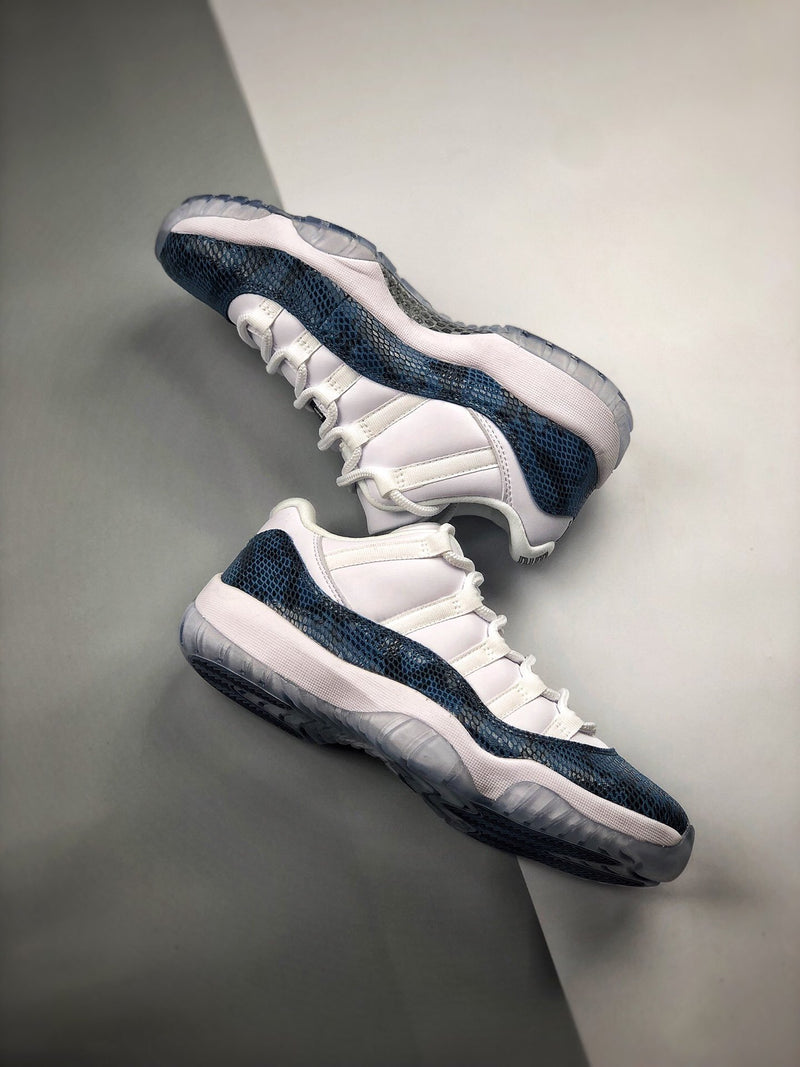 Air Jordan 11 Low "Navy Snakeskin"