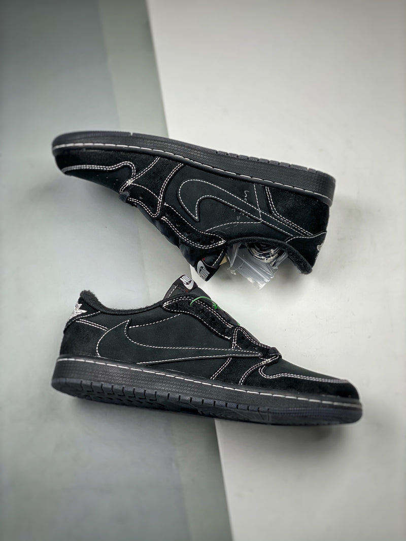 Travis Scott x Air Jordan 1 Low  "Black Phantom"