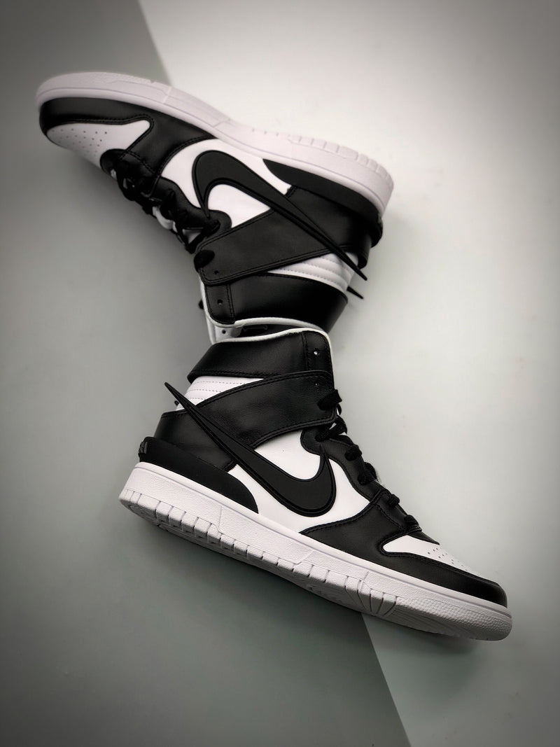 SB Dunk High Ambush "Black/White"