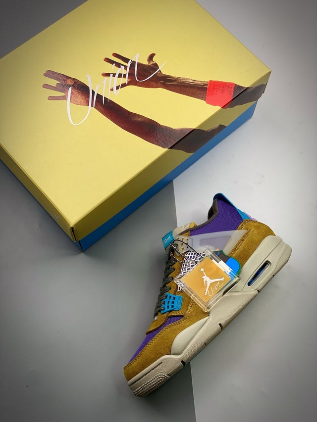 Air Jordan 4 x Union LA "Desert Moss"