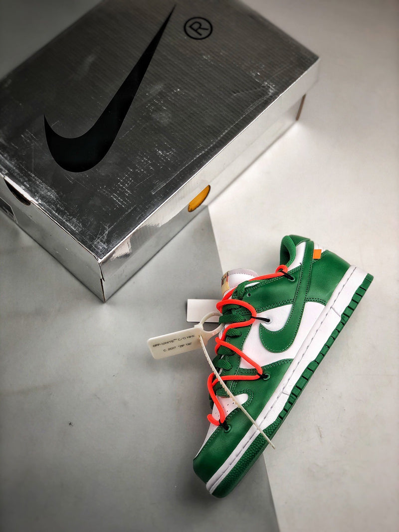 Dunk Low Off-White "Pine Green"