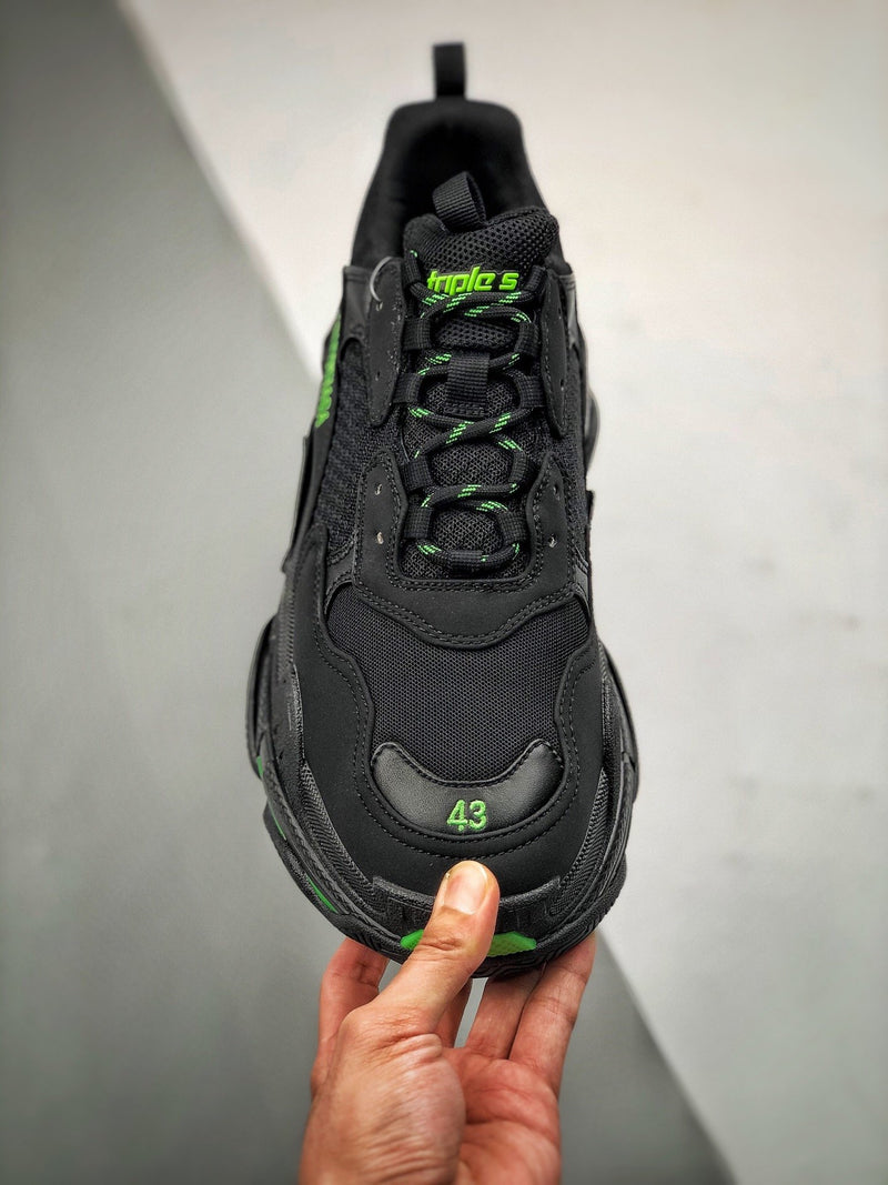 Balenciaga Triple S "Black/Green"