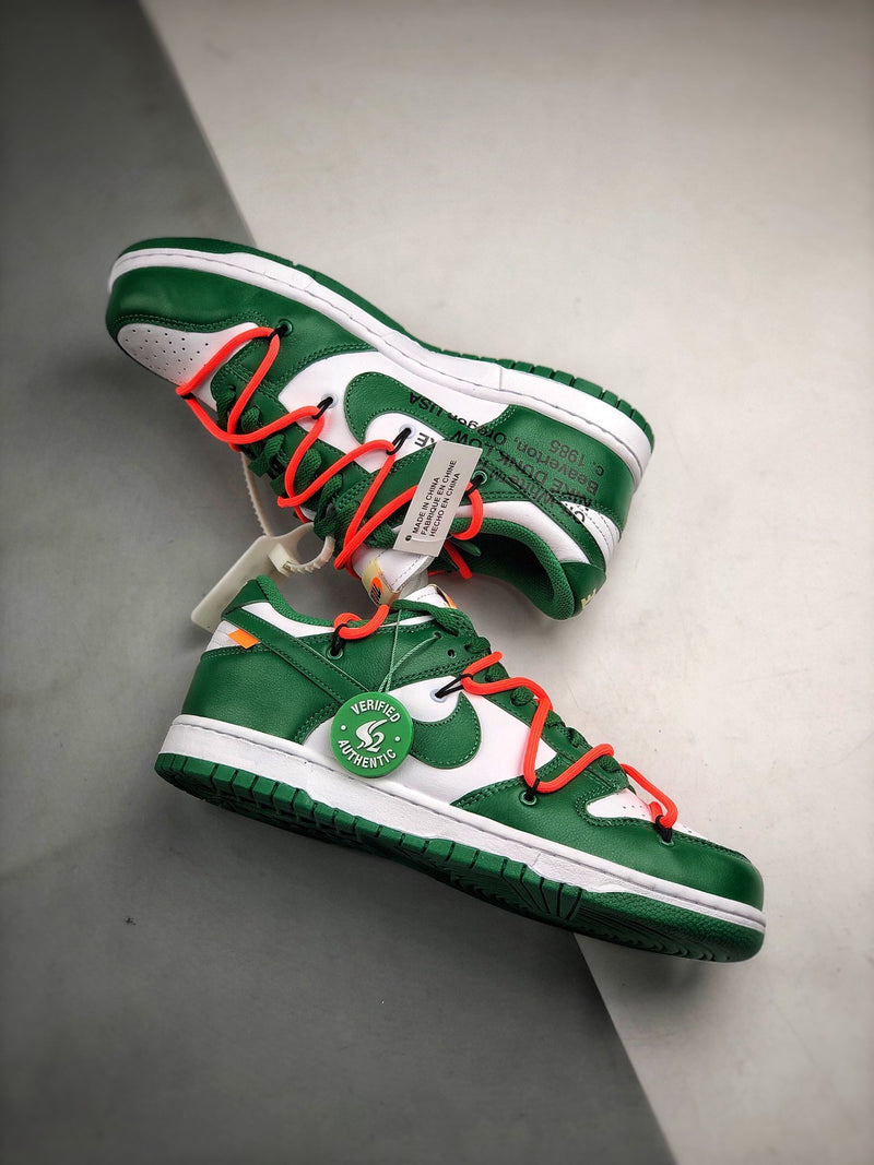 Dunk Low Off-White "Pine Green"