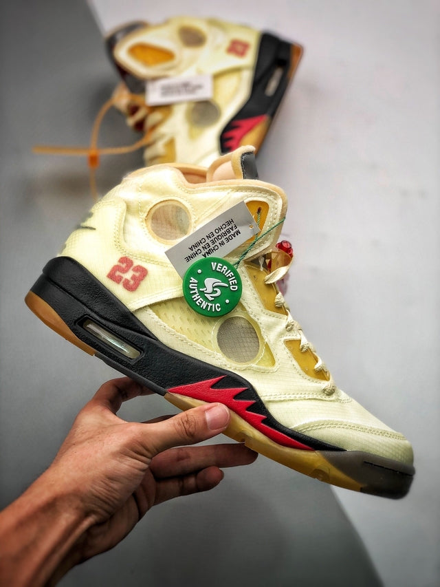 Air Jordan 5 Retro Off-White "Sail"