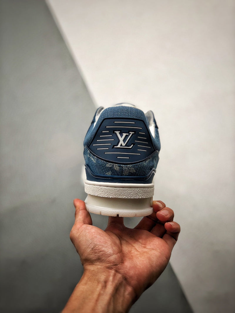 LV Trainer "Denim Monogram"