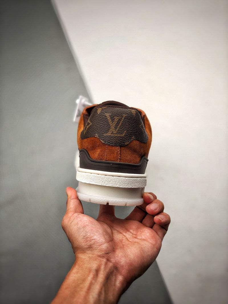 LV Trainer "Suede Monogram"