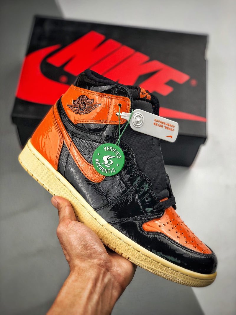 Shattered store backboard high