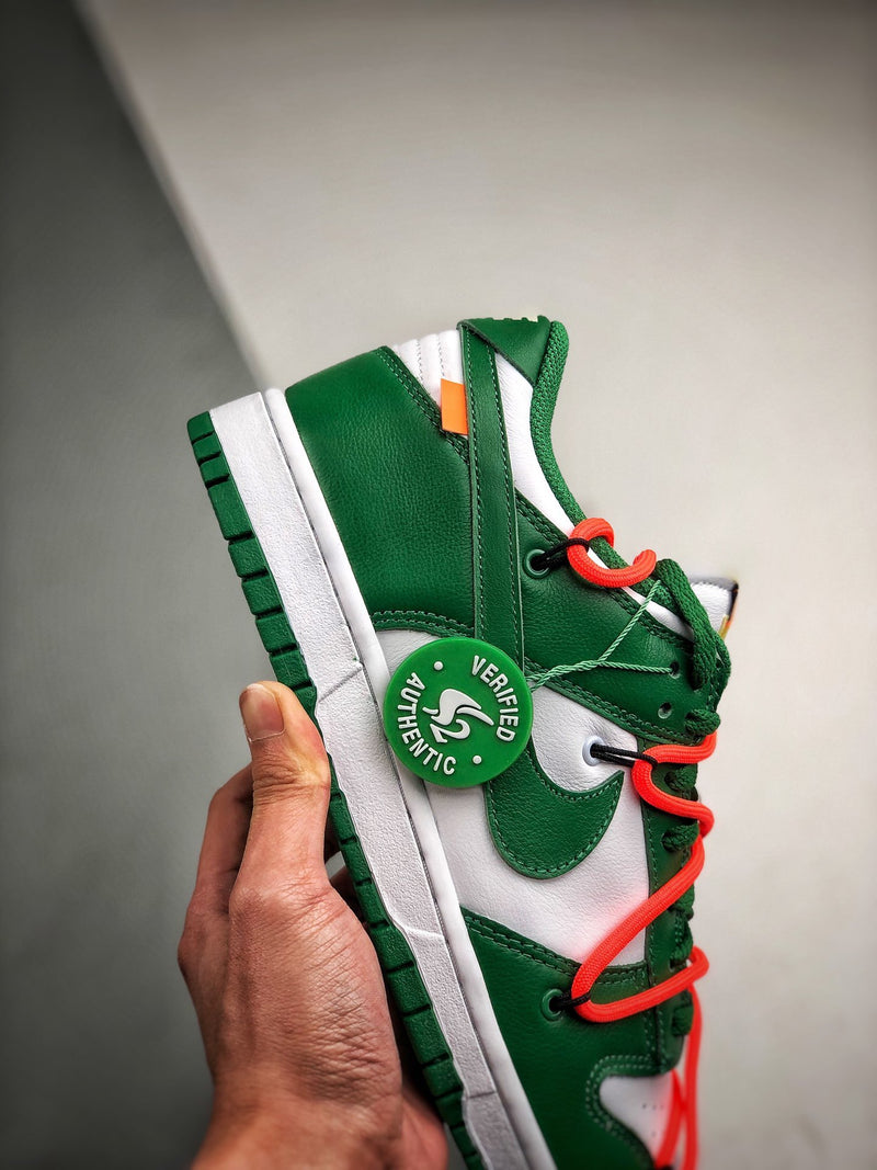 Dunk Low Off-White "Pine Green"