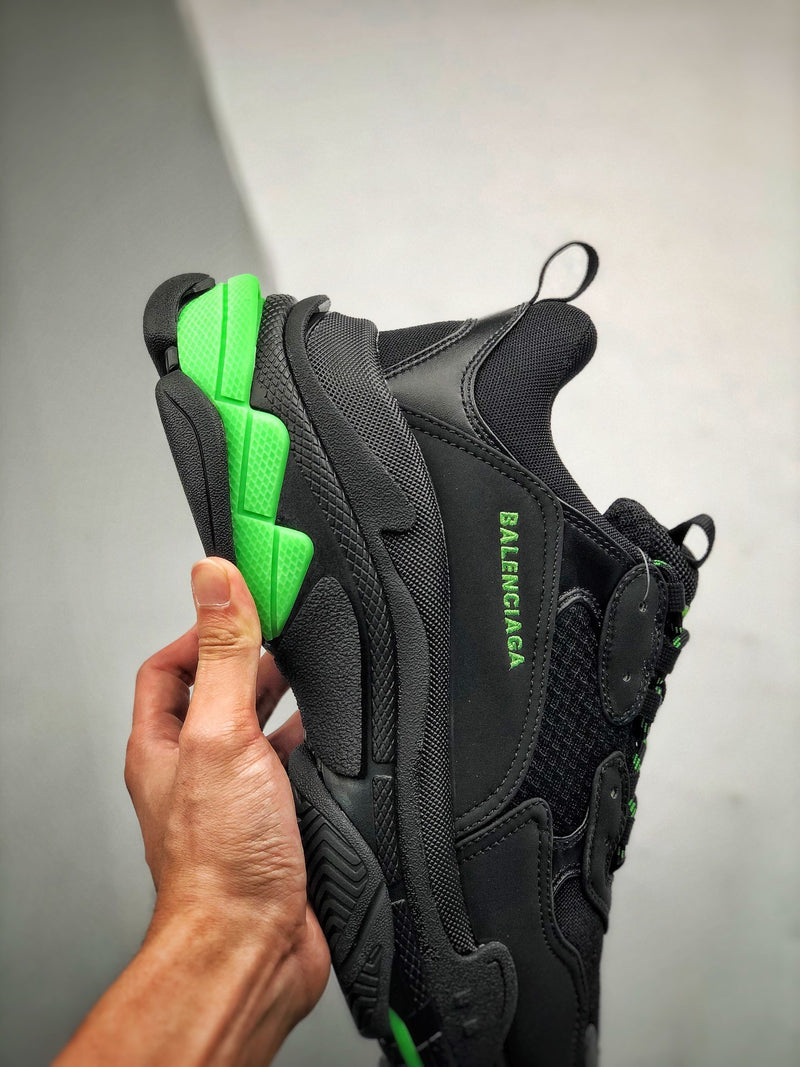 Balenciaga Triple S "Black/Green"