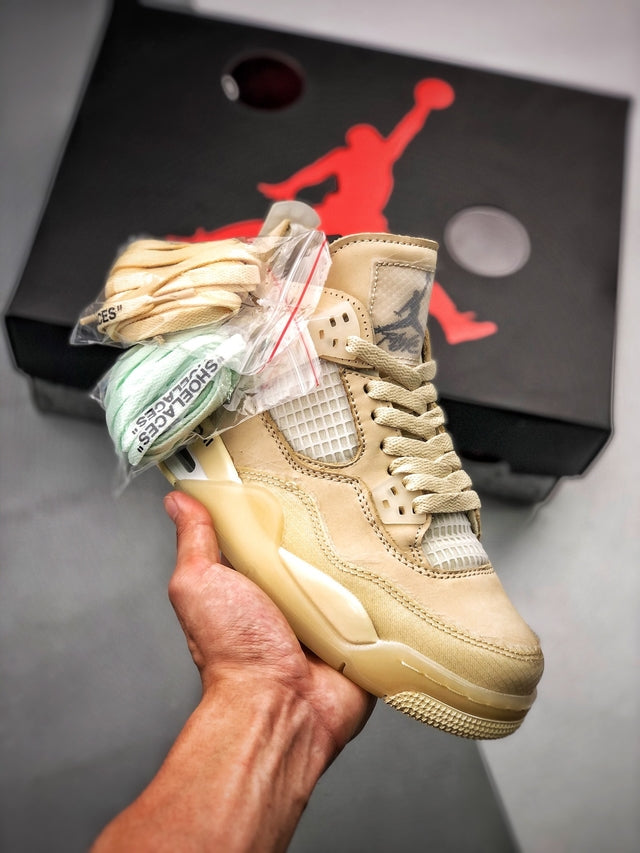 Air Jordan 4 Retro Off-White "Sail"