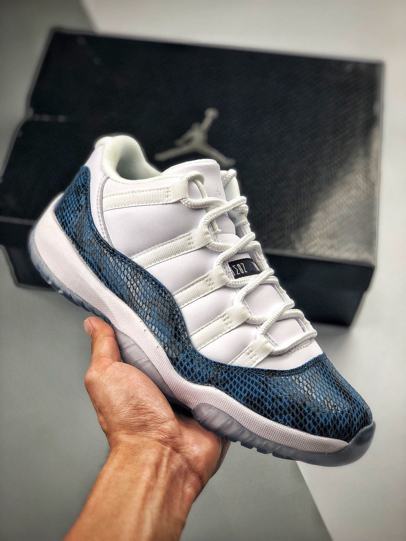 Air Jordan 11 Low "Navy Snakeskin"