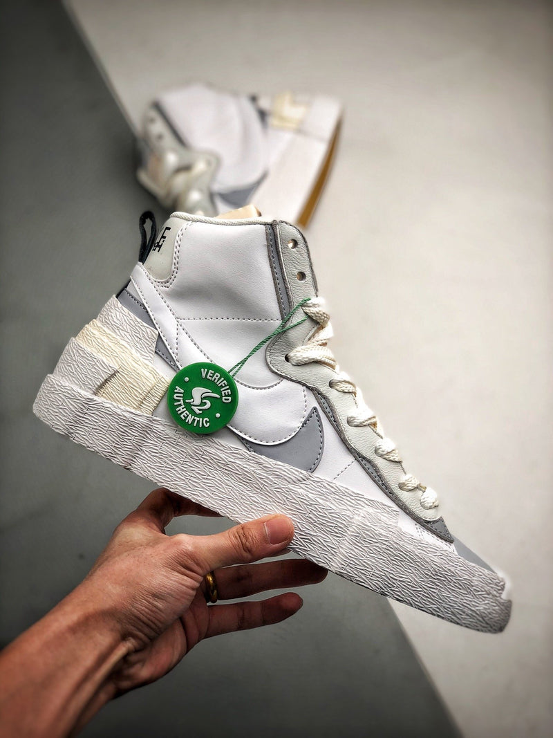 Sacai x blazer\White Grey