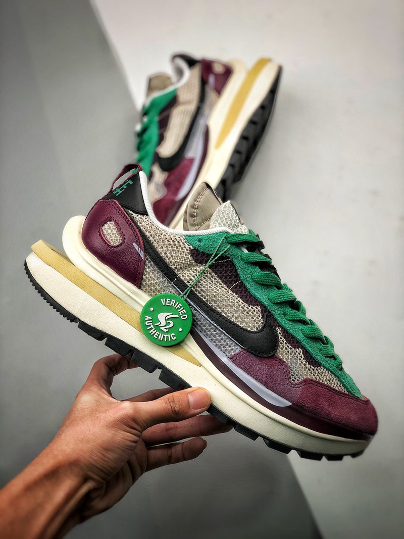 Sacai x Vaporwaffle Villain Red Neptune Green