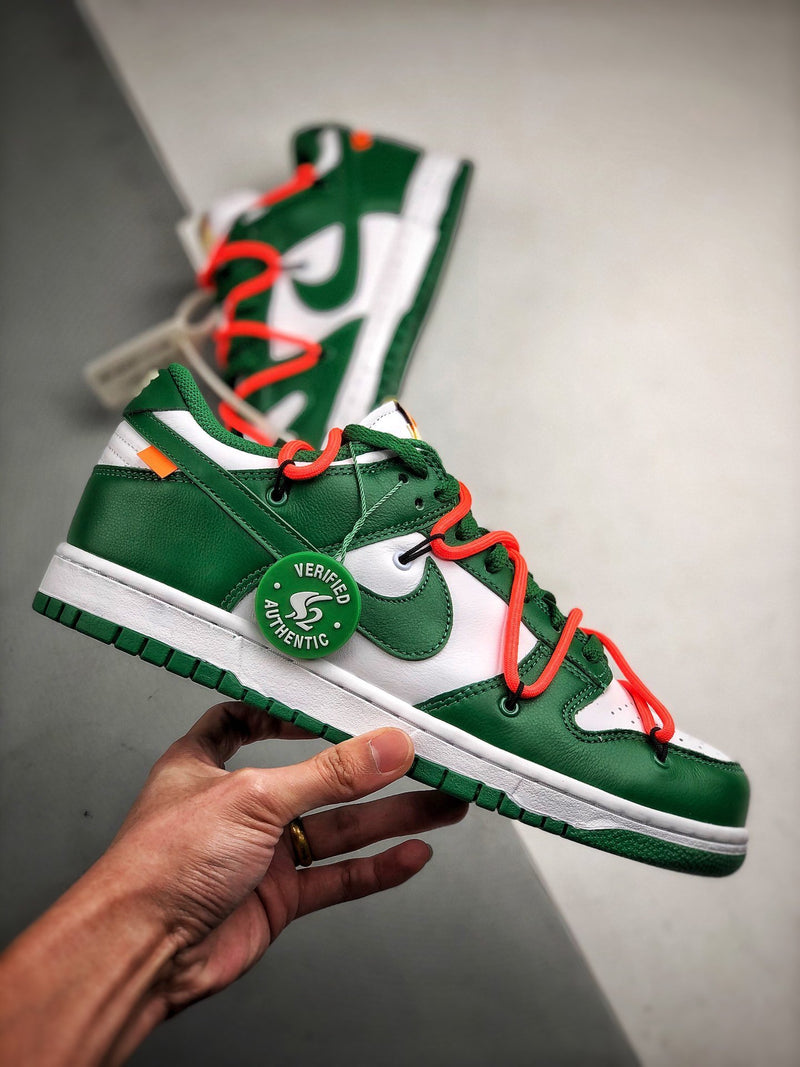 Dunk Low Off-White "Pine Green"