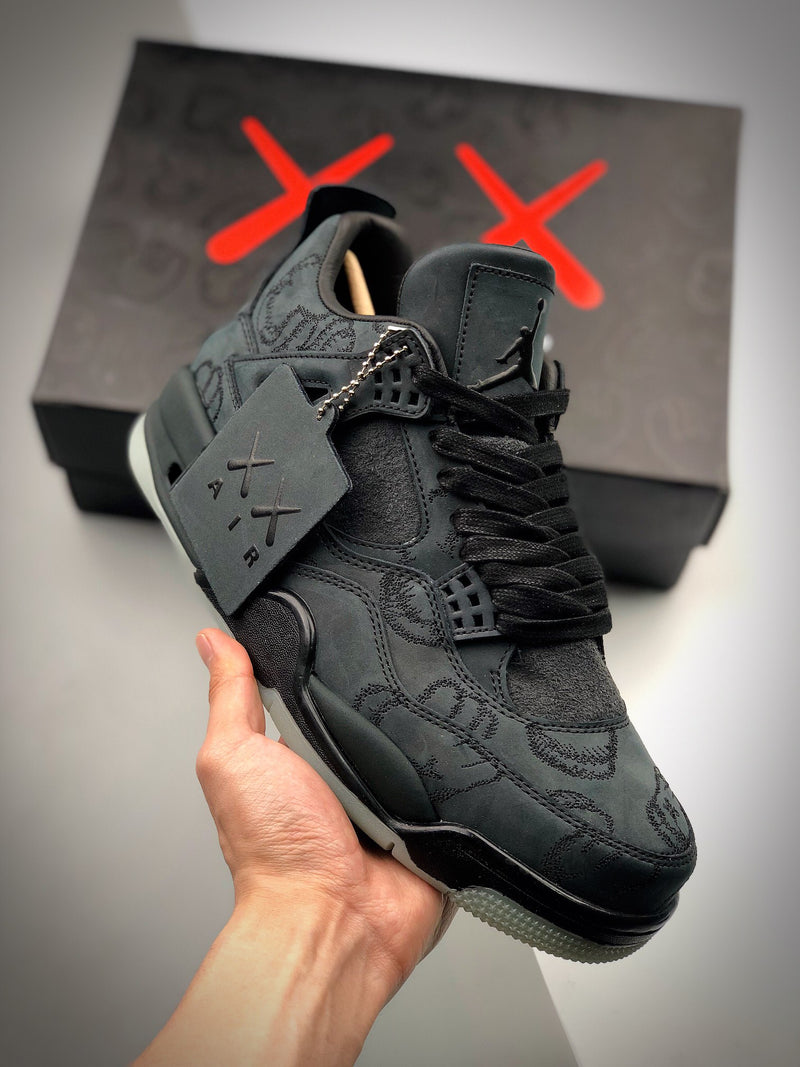 Air Jordan 4 Retro "Kaws Black"