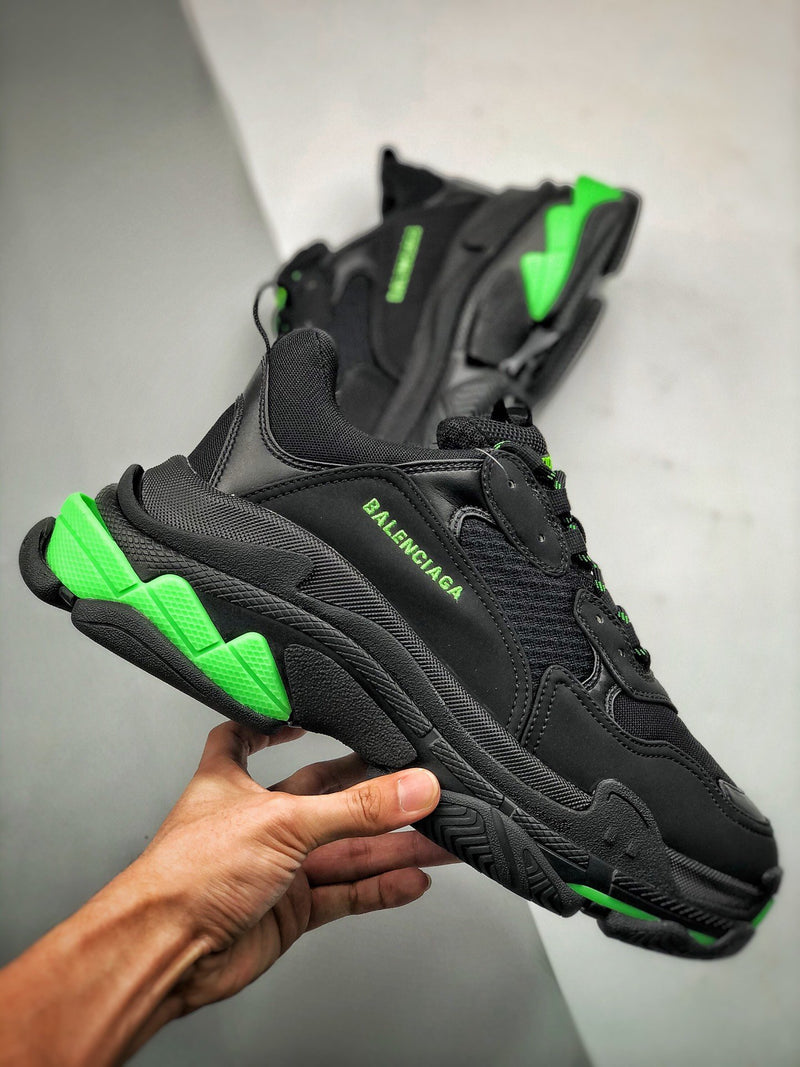 Balenciaga Triple S "Black/Green"