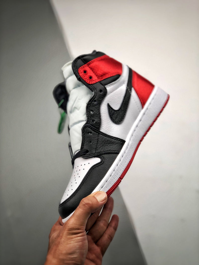 Air Jordan 1 Retro High "Satin Black Toe"