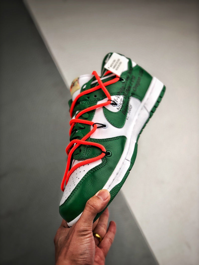 Dunk Low Off-White "Pine Green"