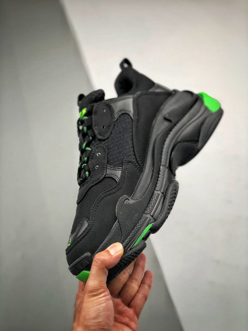 Balenciaga Triple S "Black/Green"