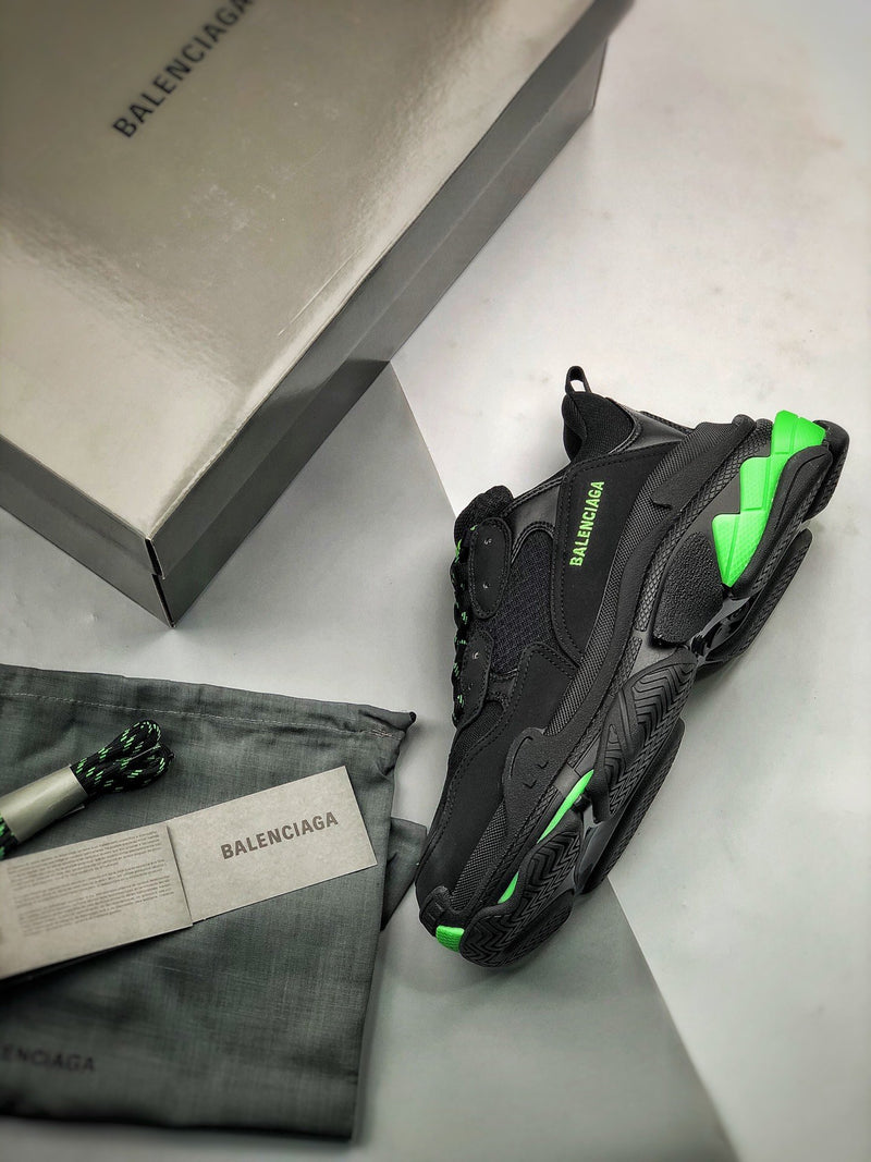 Balenciaga Triple S "Black/Green"