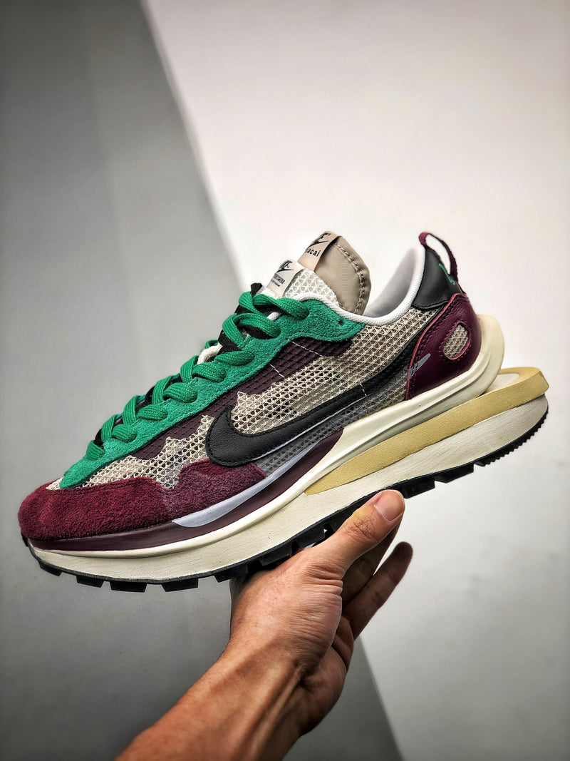 Sacai x Vaporwaffle Villain Red Neptune Green