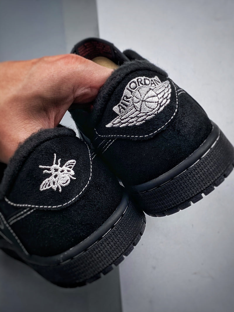 Travis Scott x Air Jordan 1 Low  "Black Phantom"