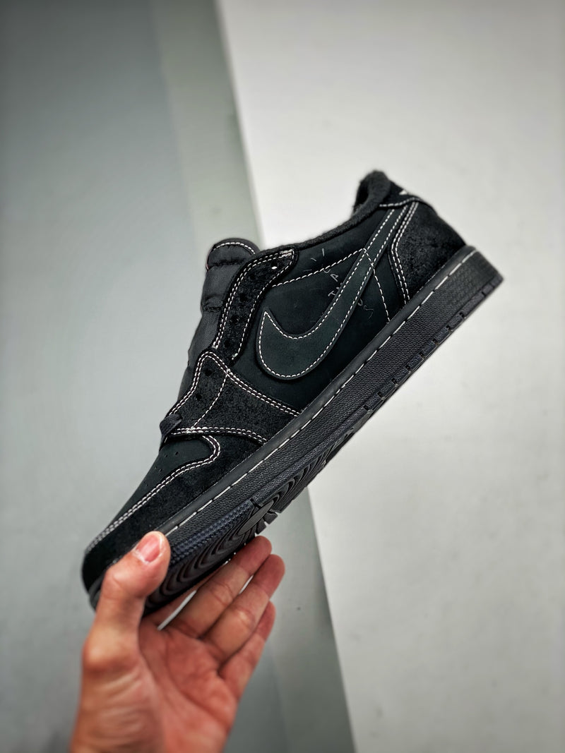 Travis Scott x Air Jordan 1 Low  "Black Phantom"