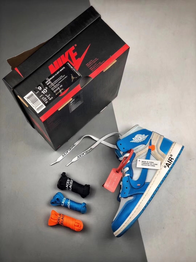 Air Jordan 1 Retro High Off-White "University Blue"