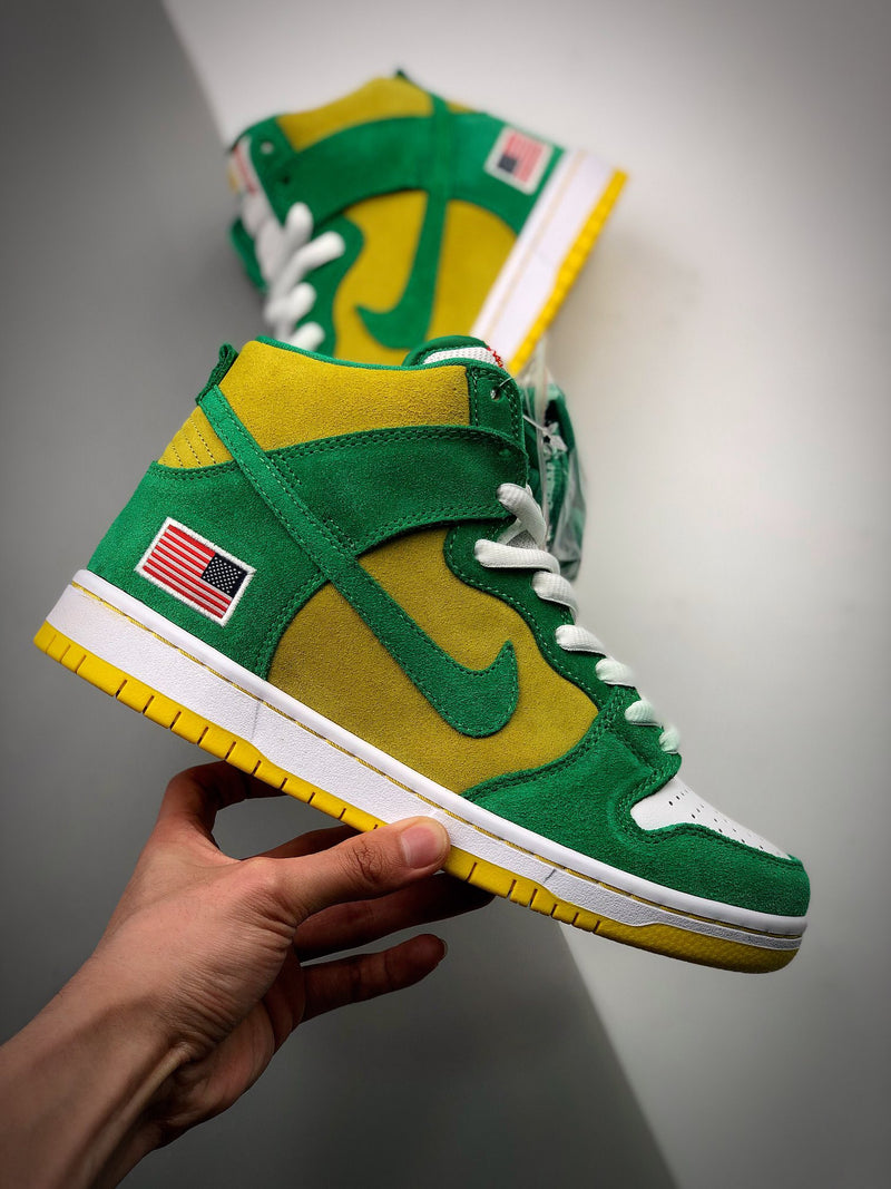 SB Dunk High "Oakland Atheletics"