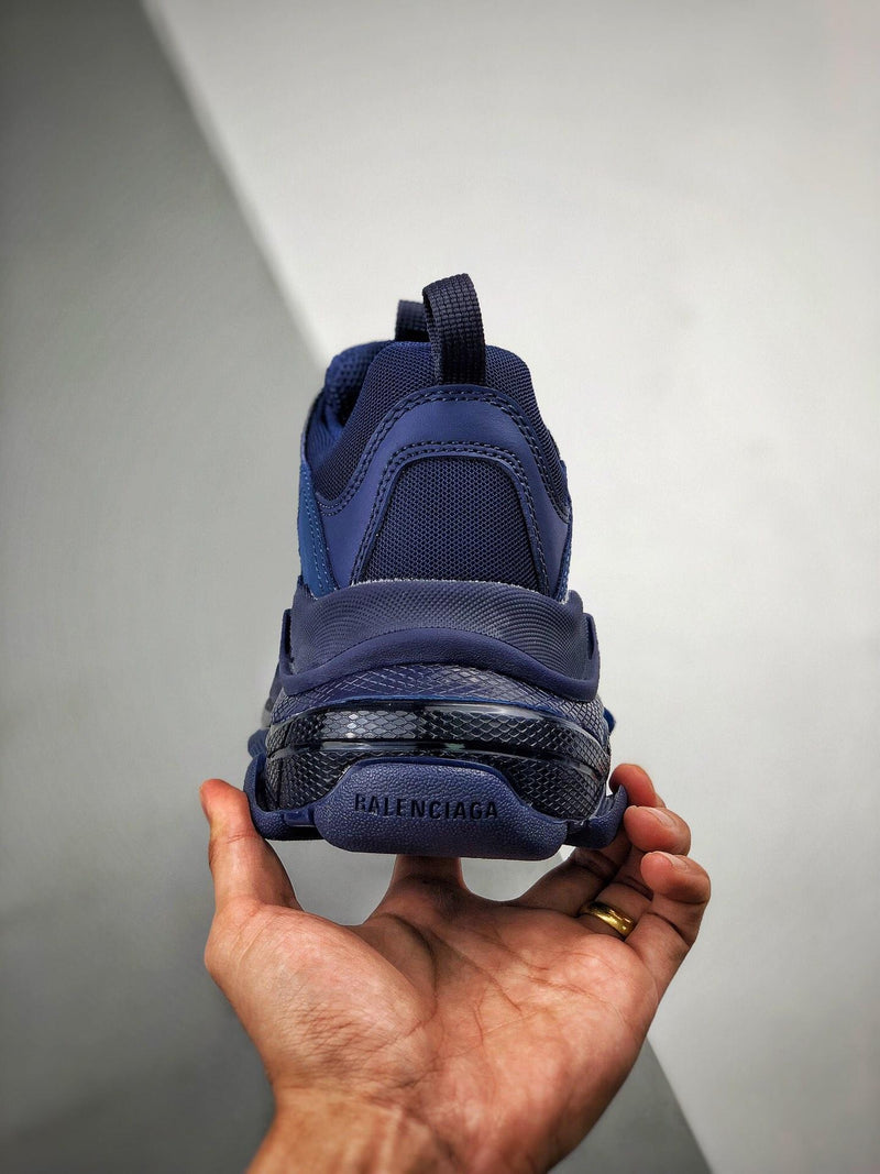 Balenciaga Triple S clear sole "Blue"