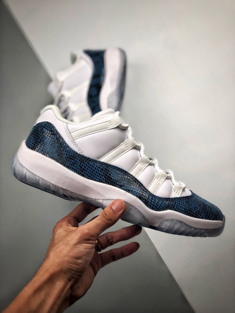 Air Jordan 11 Low "Navy Snakeskin"