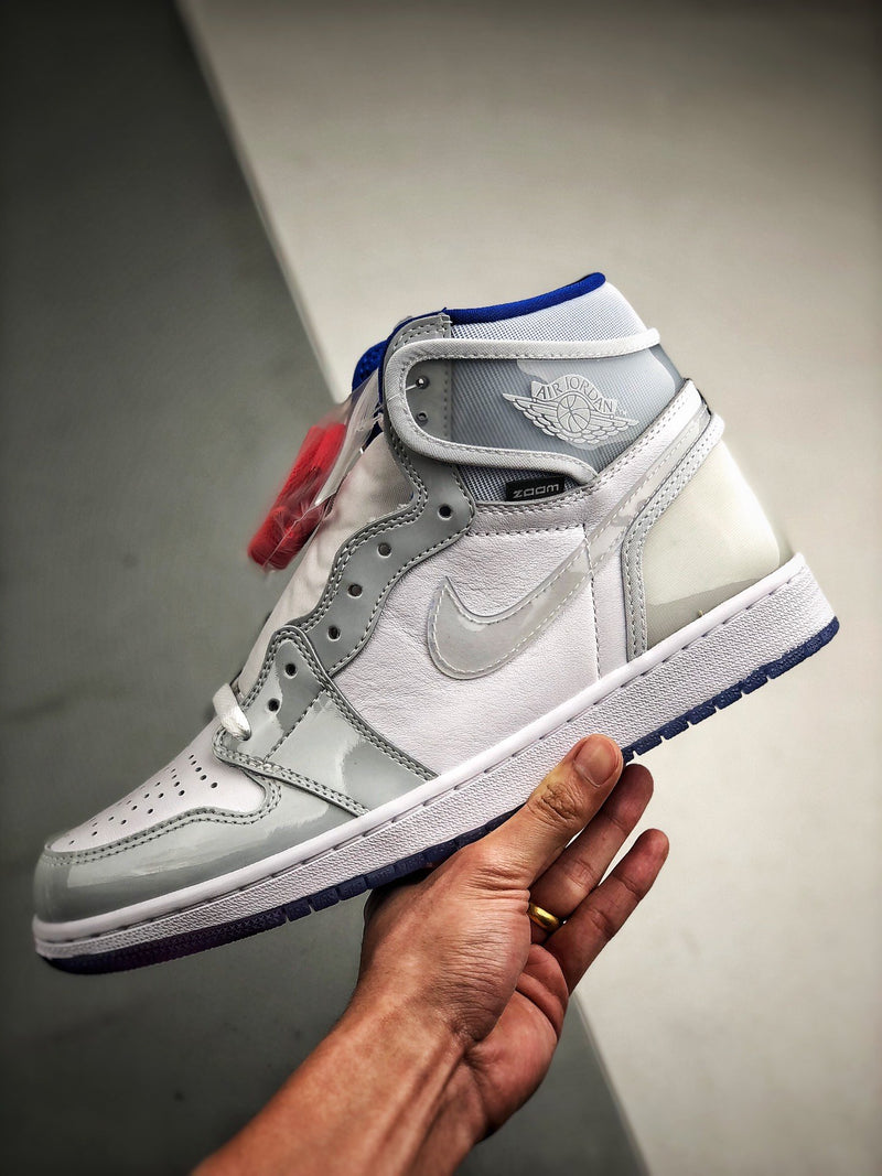 Air Jordan 1 Retro High Zoom "White Racer Blue"