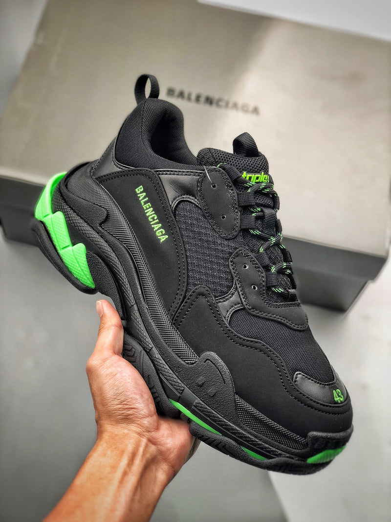 Balenciaga Triple S "Black/Green"