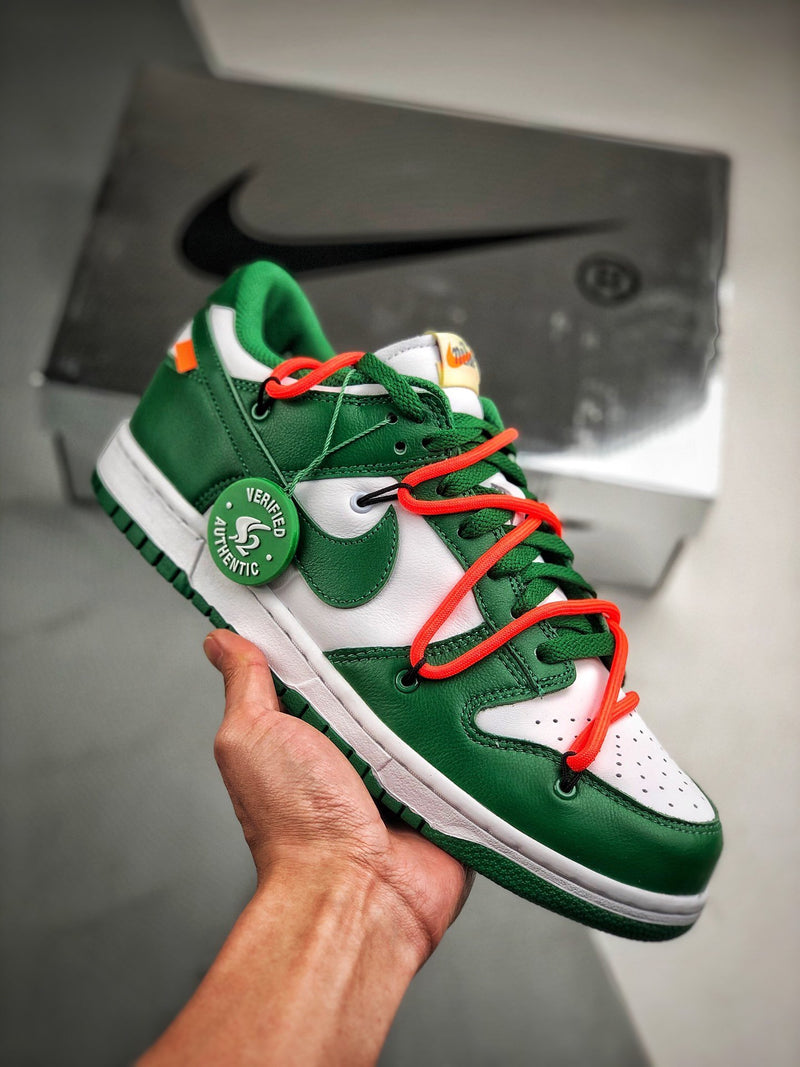 Dunk Low Off-White "Pine Green"