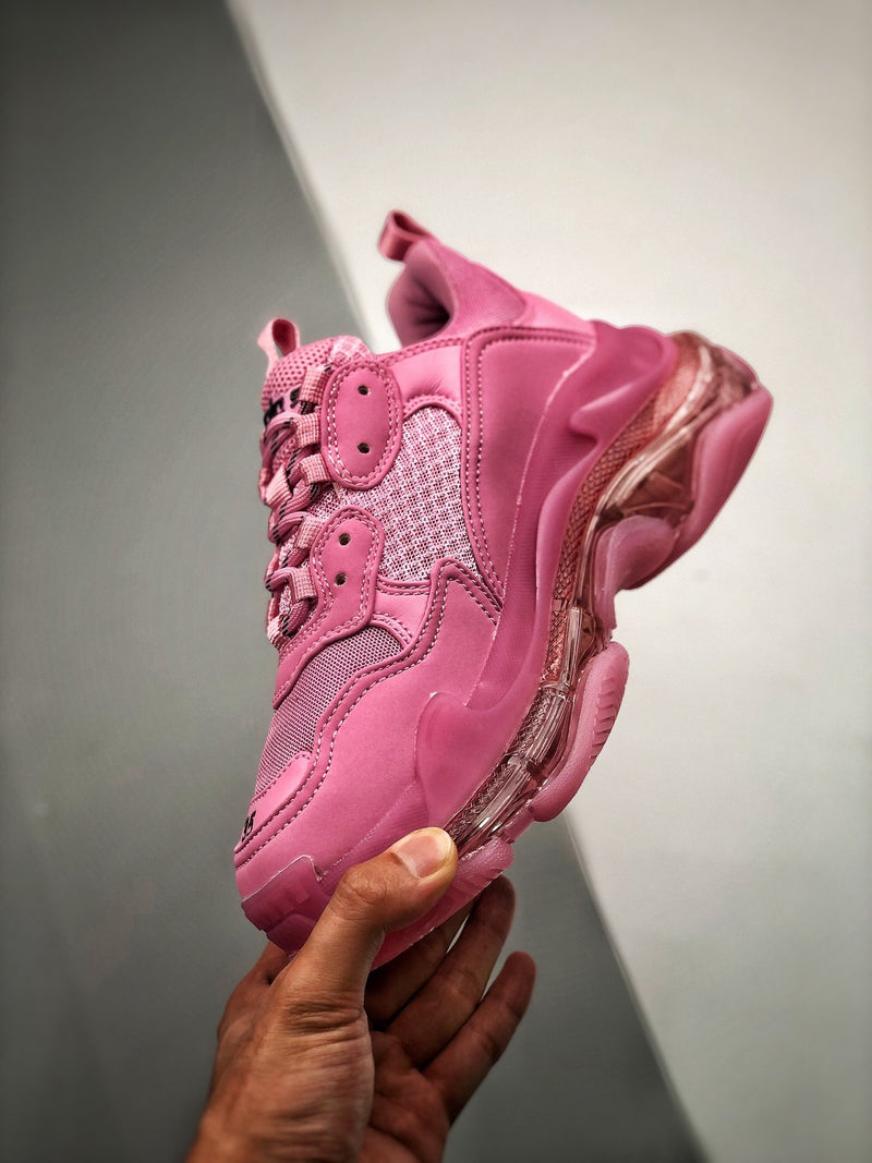 Balenciaga Triple S clear sole "Pink"